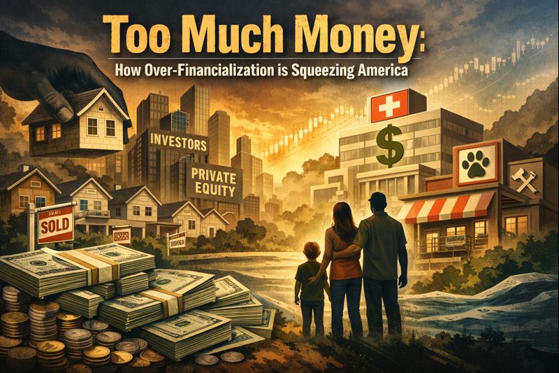 Too Much Money: How Over-Financialization is Squeezing America